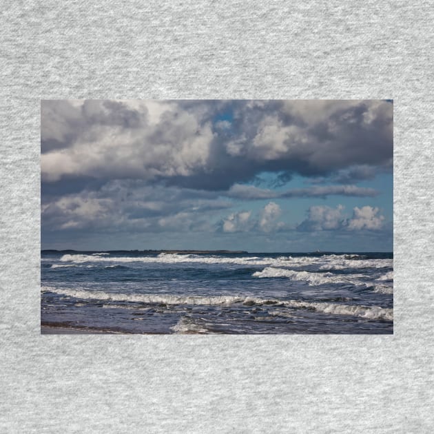 Stormy Seas at Druridge Bay by Violaman